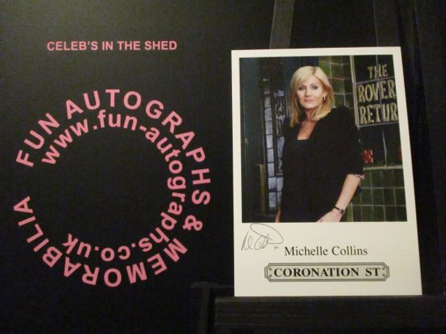 Michelle Collins (Stella Price) Original Coronation Street Pre-Print Cast Card