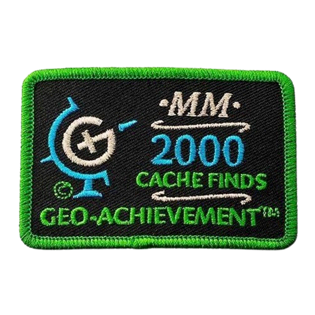 Patch "Milestone" 2000 Cache Finds