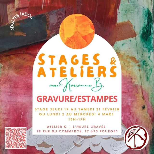Atelier ADULTES/ADOS STAGE GROUPE - Gravure