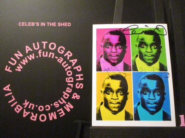 Femi Oyeniran Authentic Autographed 6x4.5 Pop Art Limited Edition (1)