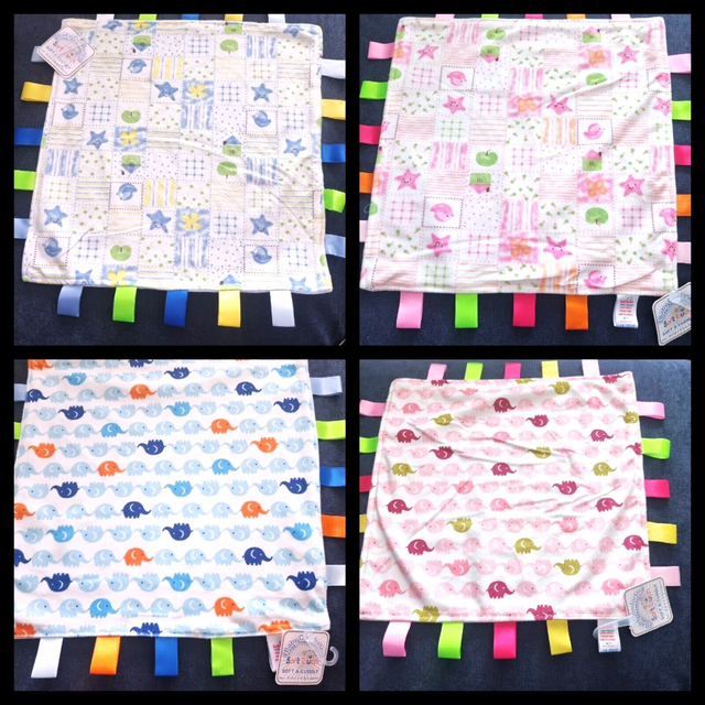 Personalised Baby Comforter Taggies Blanket - Baby Blanket - Taggy blanket