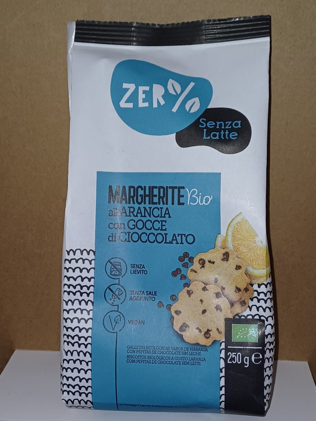 BISCOTTI MARGHERITE CIOCCOLATO ARANANCIA 250GR BIO
