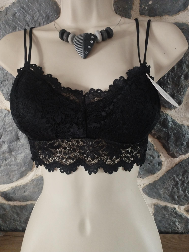 Brassière noire taille S/M