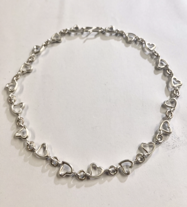 Many Hearts Silver Necklace