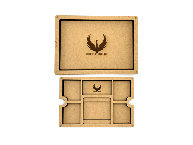 Boîte à compartiments et piste de dés pour AOS (L)