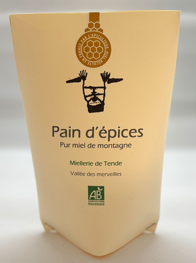 Pain d'épices pur miel 120g