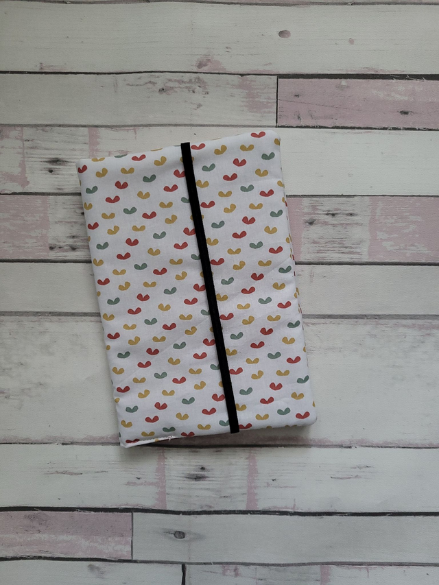 Protège livre amovible S - Coeurs