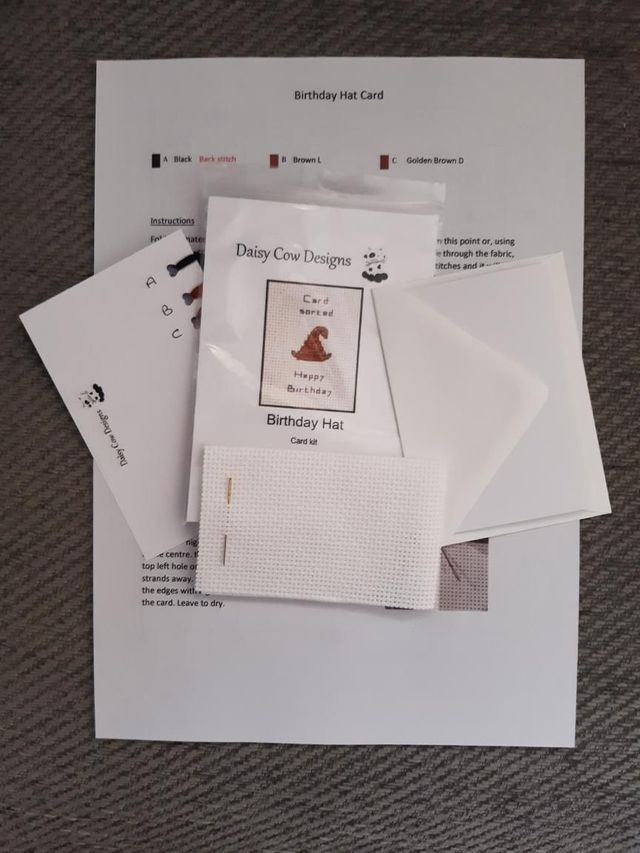 Birthday Hat card kit