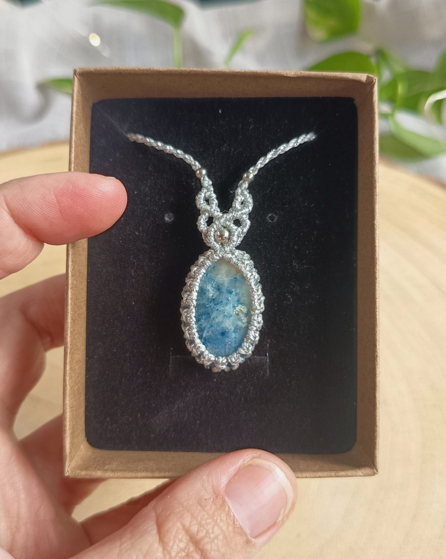 Conjunto Luz de Inverno (Vela + Afghanite)