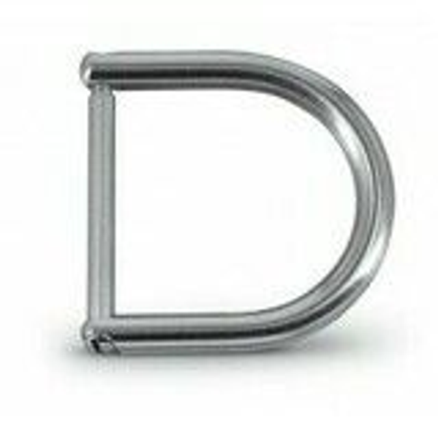 Bestdivers D-ring inox ouvrable complètement avec vis ou écrou
