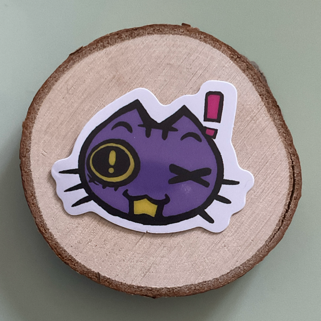 SPOOK PonchoCatt sticker