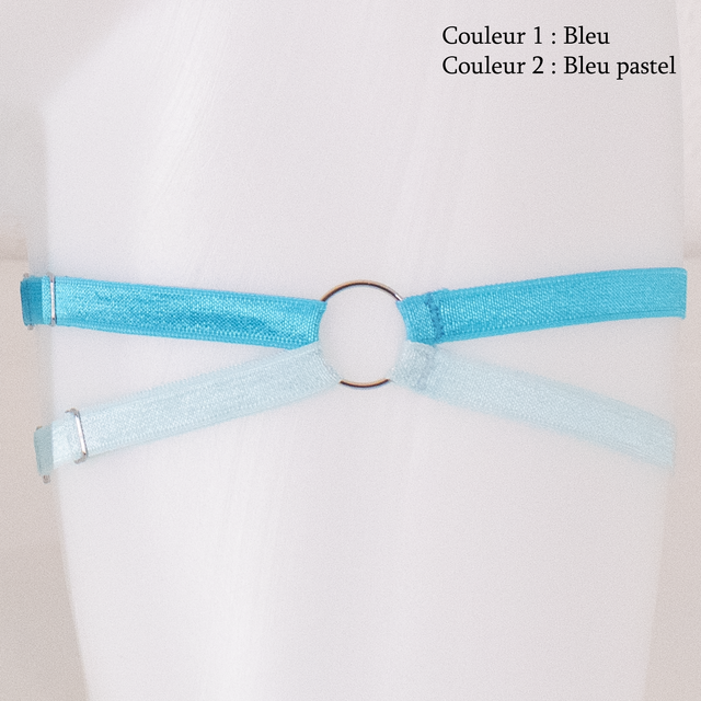 Harnais [Mix&amp;Match] - Jarretière Solo - IA-002 - Bicolore