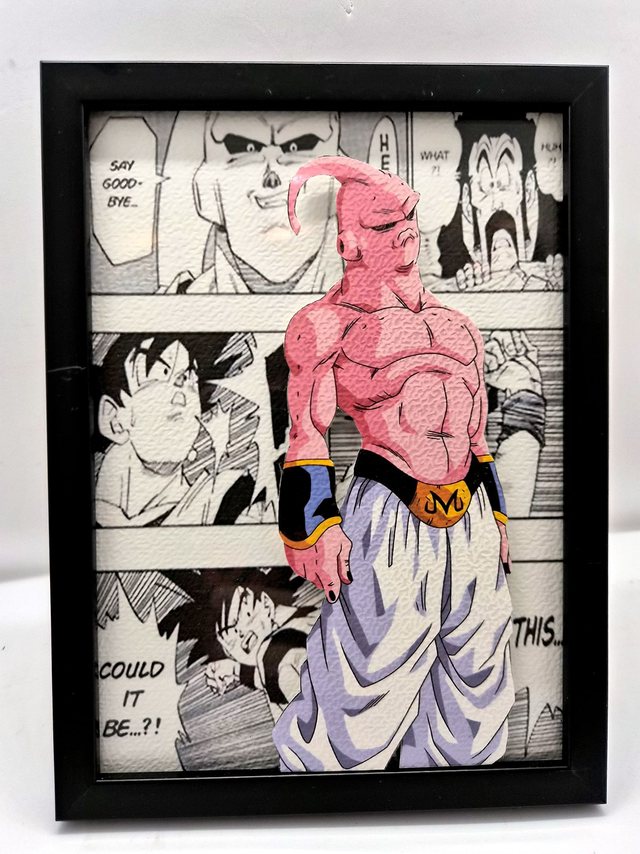 Cadre 3D - Dragon Ball - Majin Bu