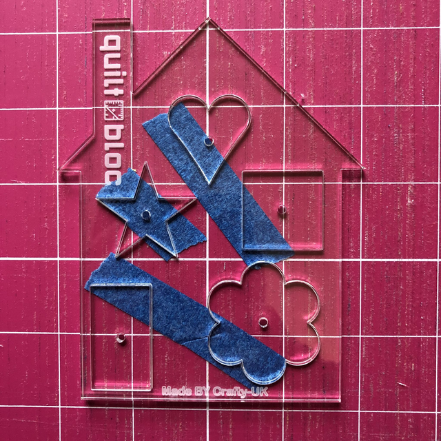 House with shapes inside