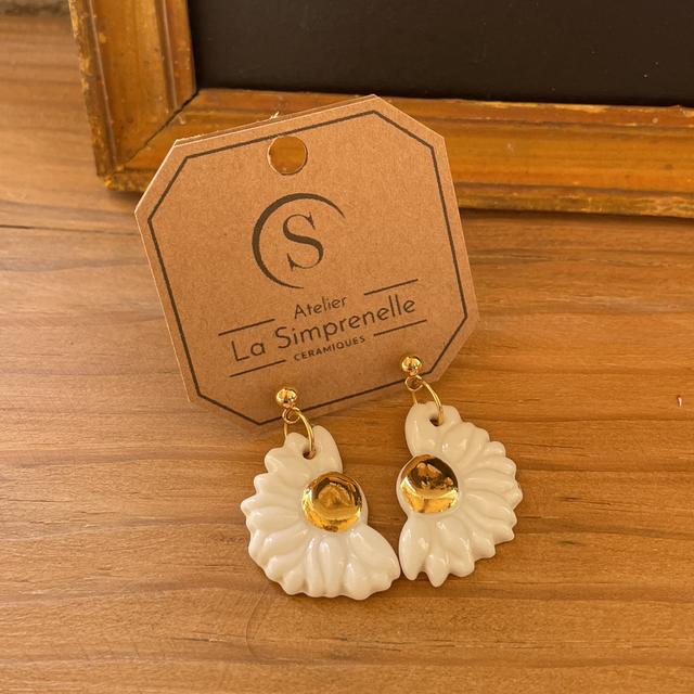 Boucles d’oreilles 🌼 Fleur