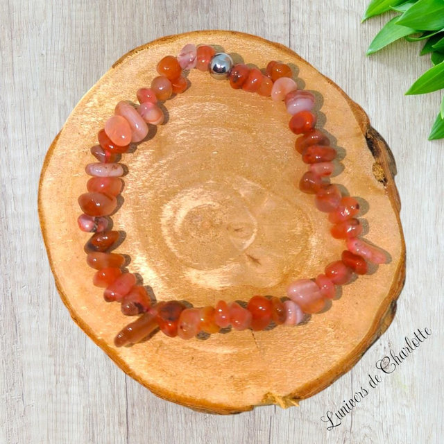 Bracelet "Cornaline" - Baroque - BR-221