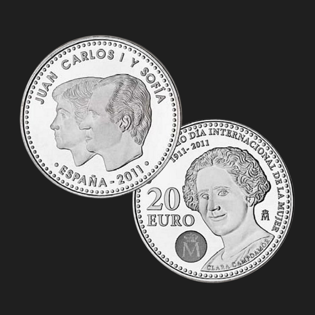 20 EURO 2011 - CENTENARIO DEL DÍA DE LA MUJER