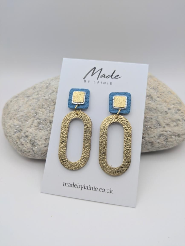 Oval Loop Drop Earrings (1)