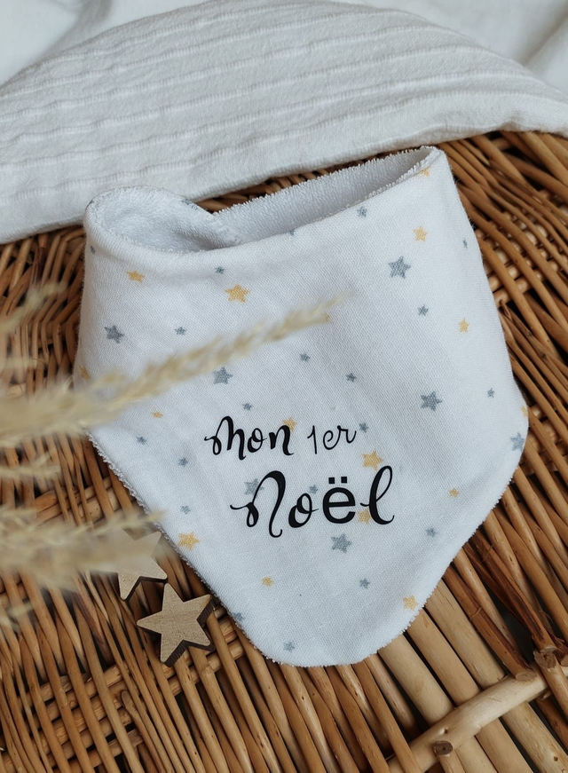 Bavoir &quot;Mon 1er Noël&quot; 