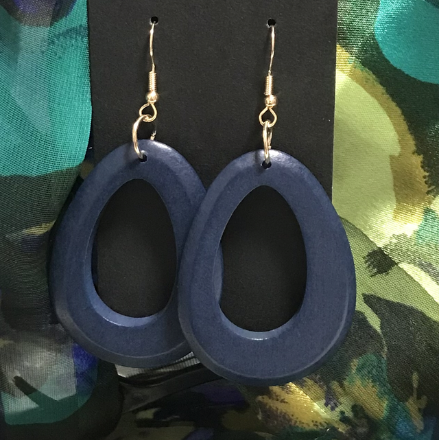 Blue Dangling Earrings - BLDE39