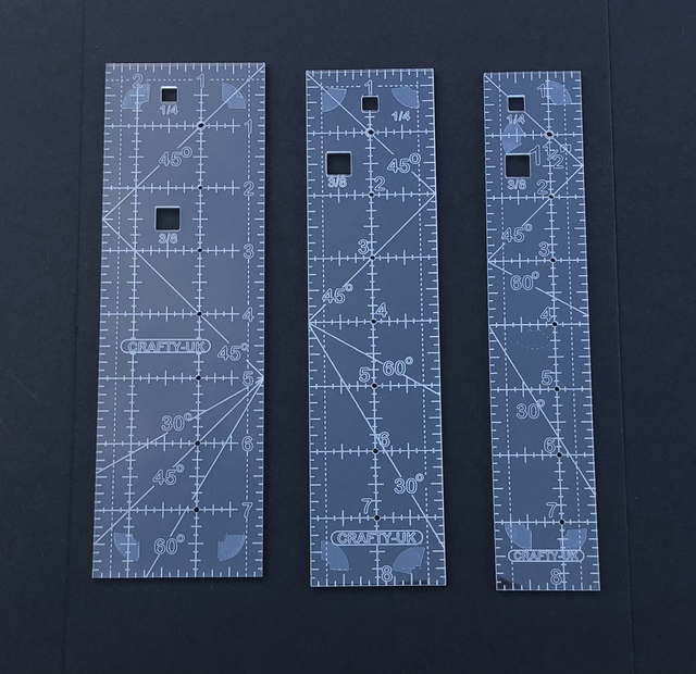 Three Rulers as seen on Hobbycraft TV