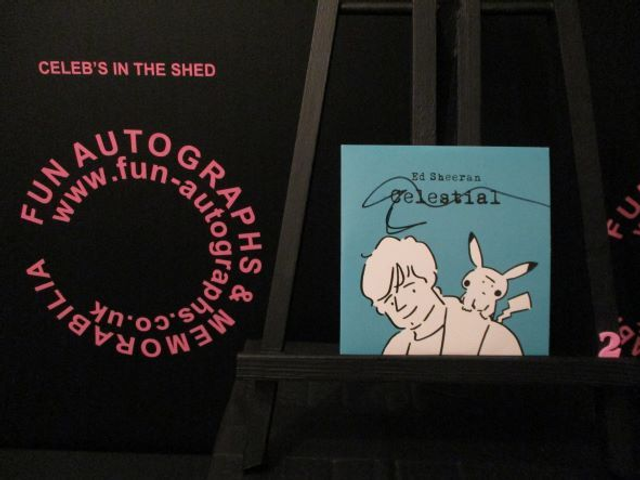 Ed Sheeran - 'Celestial' Authentic Autographed Single Cover (2)