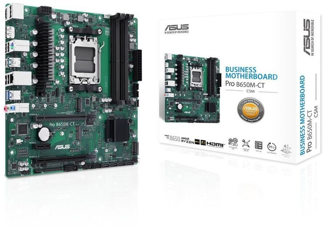 02.2.0040 – Scheda Madre ASUS Pro B650M‑CT‑CSM AM5 – Micro‑ATX business stabile