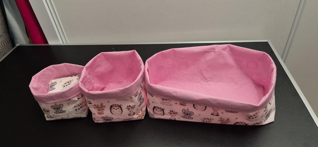 ​👶 Ensemble de 3 panières gigognes et de 12 lingettes🎀