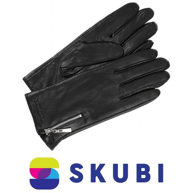 Beltimore K27 - Dámské zateplené kožené rukavice černé L/XL