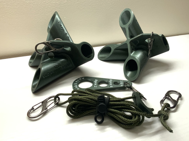 Tarp 1 Pro - Professional Ridge Line Tarpaulin Bracket - Lavvu Tarp Bushcraft