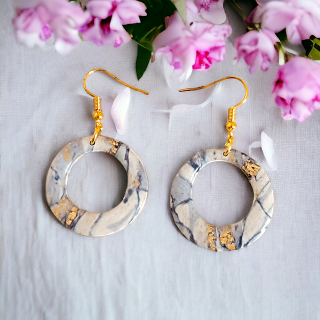 Boucles d&#039;oreilles en argile polymère 