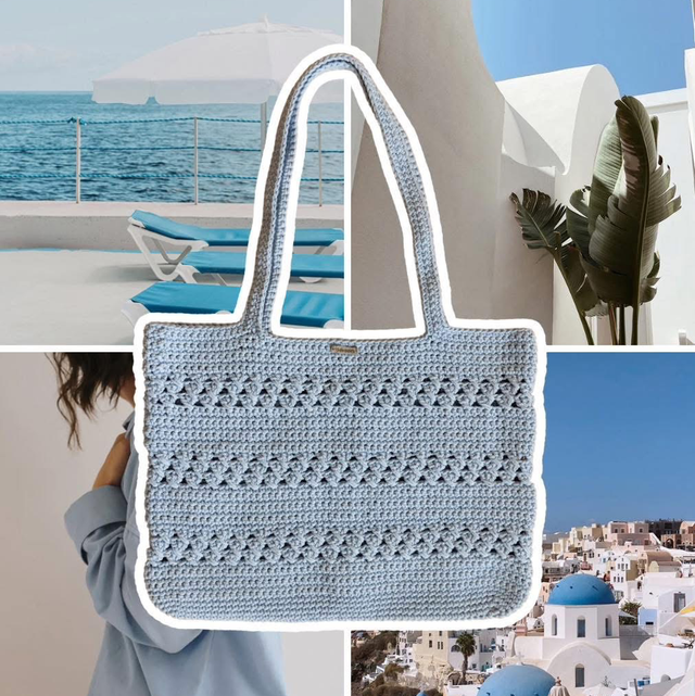 The ‘Cat’Summer cotton cord tote