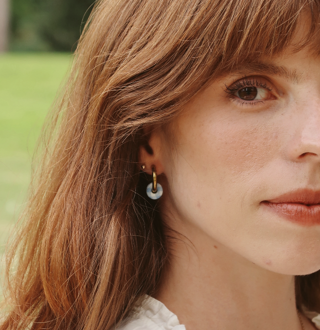 Boucles d&#039;oreilles Mini Vichy