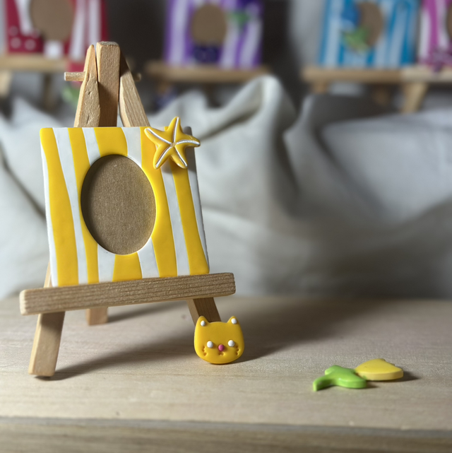 Cadre photo identité avec magnet interchangeable 