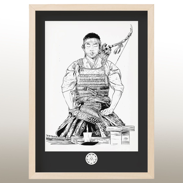 AFFICHE FAN ART_JIN SAKAI  Noir et Blanc A4