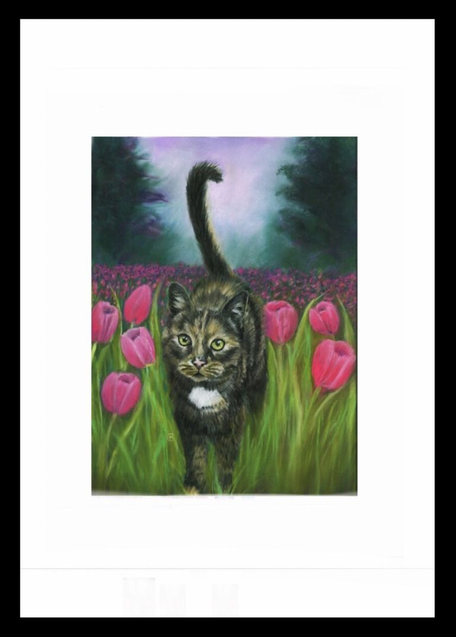 Print (large) 'TILLY' (Konijnenparadijs)