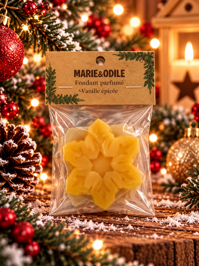 Fondant parfumé Vanille épicée - 14 grammes