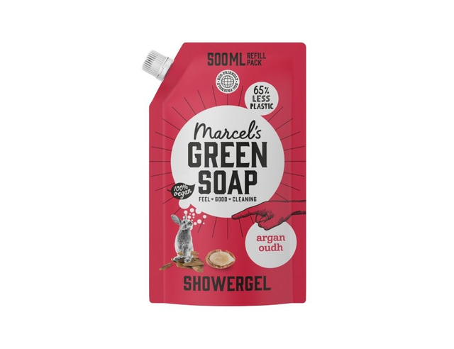 [Marcel's Green Soap] Shower gel - Argan &amp; Oudh - Navulling - 500ml