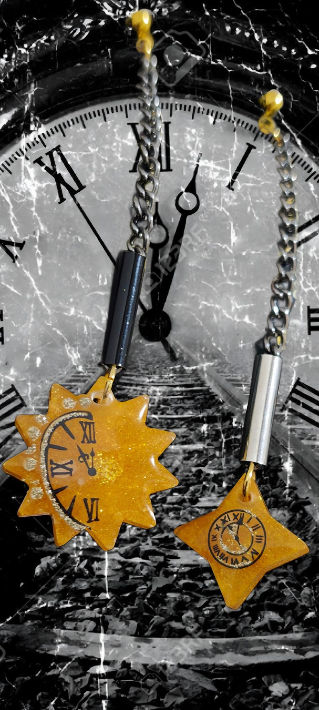 Boucles d'oreilles 'Le temps d'une vie' 