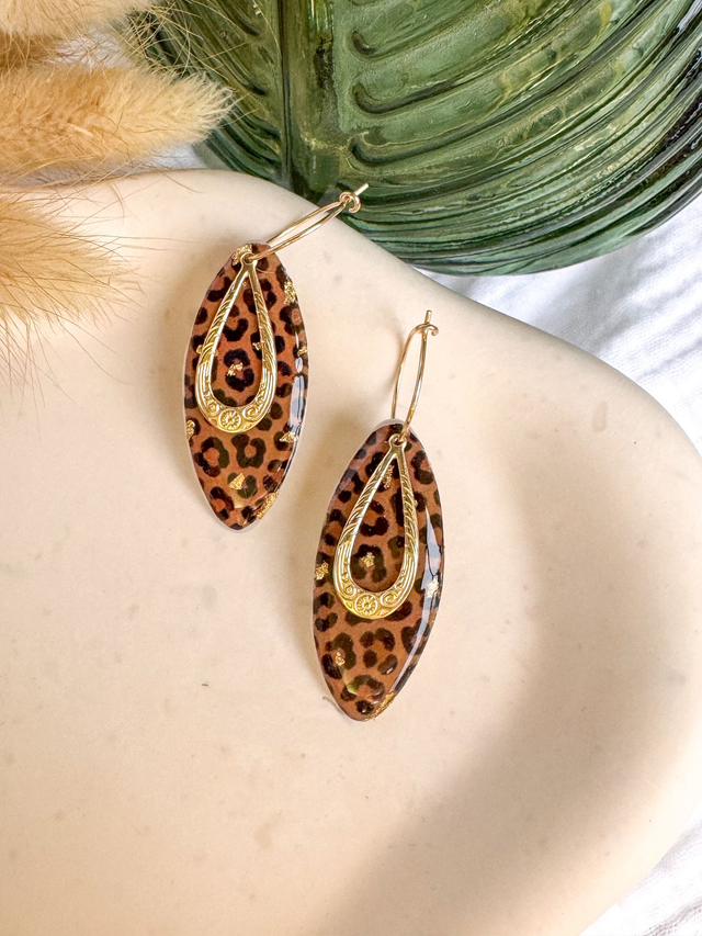  Boucles d&#039;oreilles Larme de Vahiné NEW CO