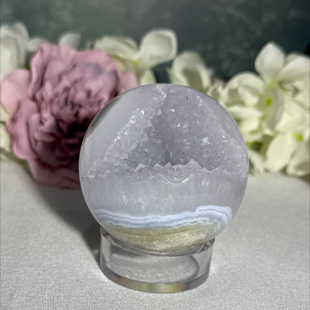 Blue lace sphere 