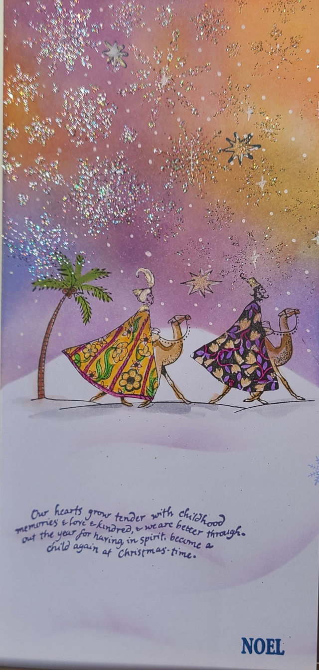 Carte de Noël Rois Mages