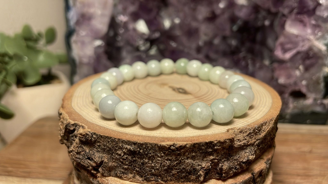 Bracelet JADE DE BIRMANIE 8mm