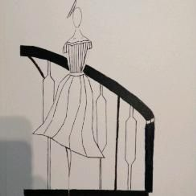 Robe escalier dessin Elsahee Marque 