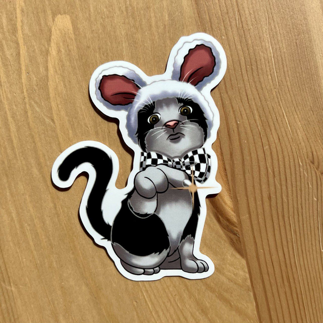 Artie mit Öhrchenmütze - Sticker