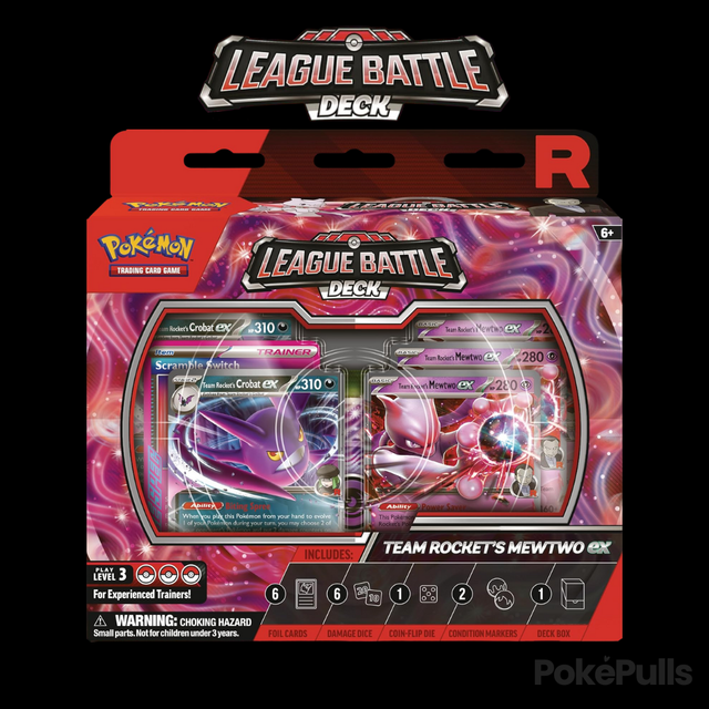 Pokémon TCG: Team Rocket's Mewtwo ex League Battle Deck