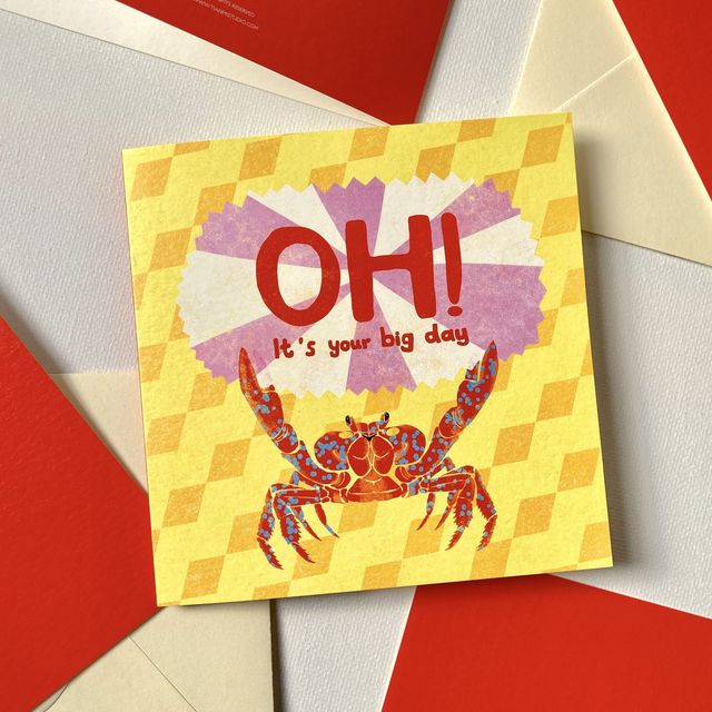 Greeting card - OH Crab!