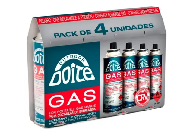 Pack 4 Unidades Gas 227 Grs Doite