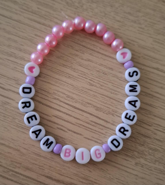 Dream Big Dreams beaded bracelet 