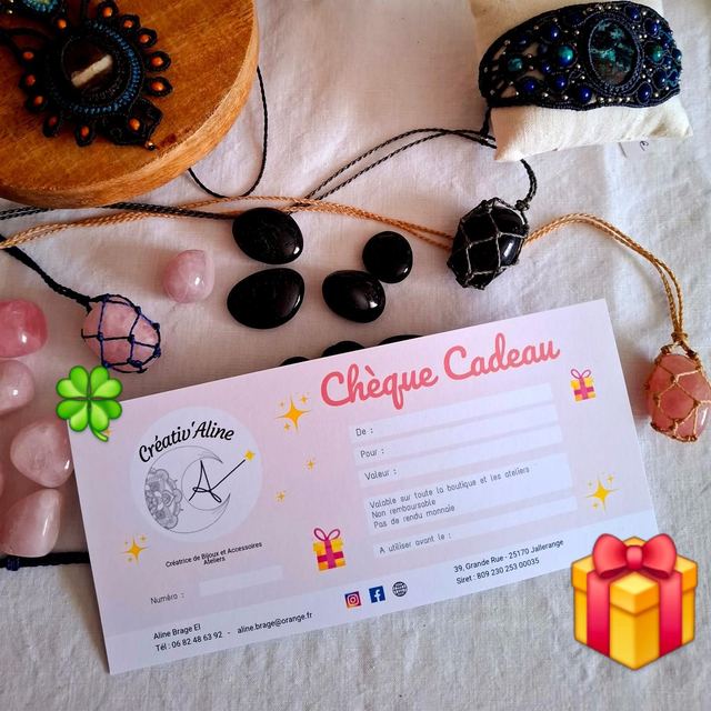 Chèque cadeau 🎁 (choisir montant)